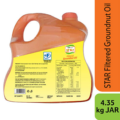 Star Filtered Groundnut Oil Jar 4.35 kg