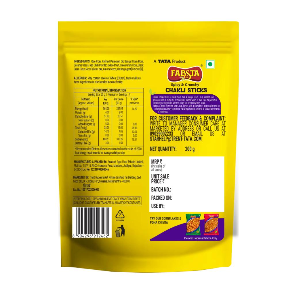 Fabsta Chakli Sticks 200 g