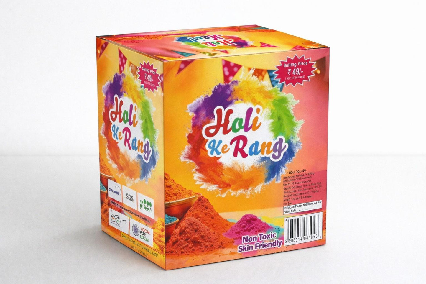 . Holi Colours Pack Of 5 250 gm