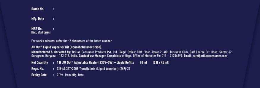 All Out Refill pack of 4