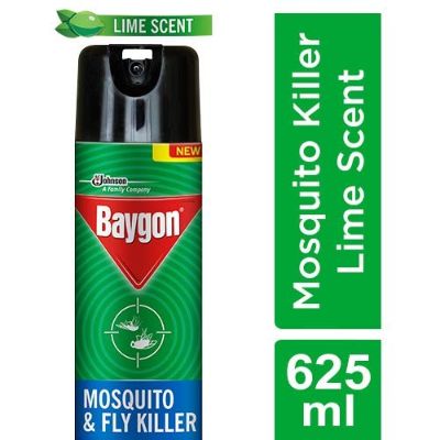 Baygon Fly & Mosquito Killer Lime 625ml