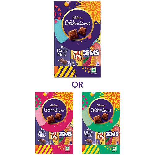 Cadbury Celebrations Assorted Chocolates Gift Box 51.2 gm