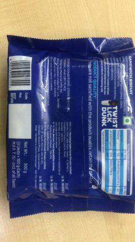 Cadbury Oreo Choco Biscuits 275.55 gm