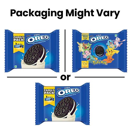 Cadbury Oreo Vanilla Biscuits Family Pack 3x100 g