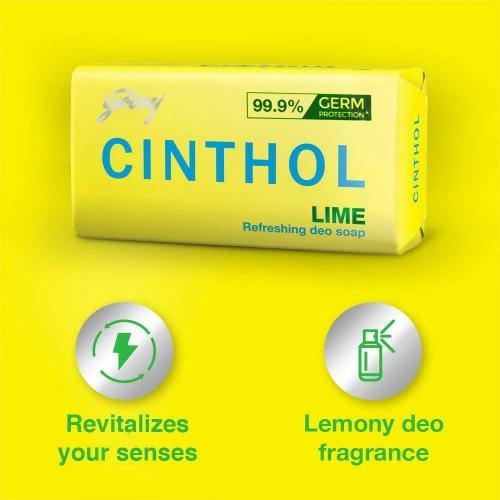 Cinthol Lime Fresh Soap 3x125 gm