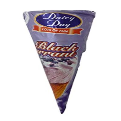 Dairy Day Black Currant Cone Ice Cream 110ml