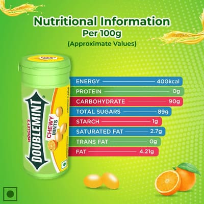 Doublemint Chewy Mint Lemon 27 gm