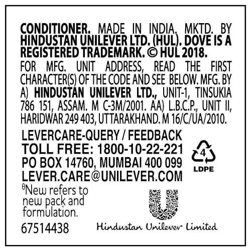 Dove Nutritive Solutions Intense Repair Conditioner 175 Ml