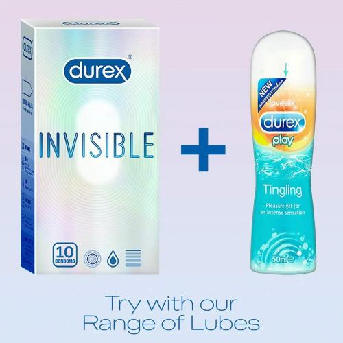 Durex Invisible Condom pack of 10