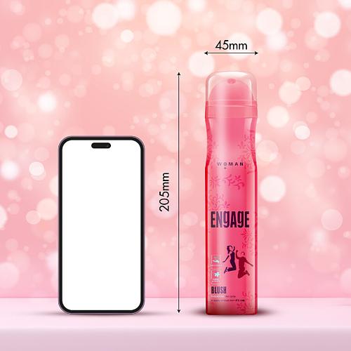 Engage Blush Gas Deodorant Women 150 ml