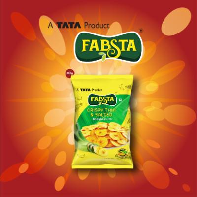 Fabsta Banana Chips Salted 500 gm