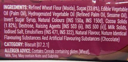 Fabsta Bourbon Cream Biscuits 120 gm