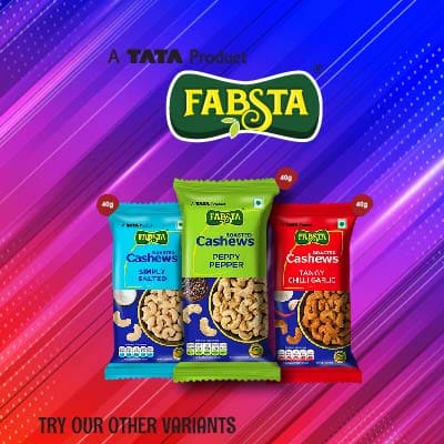 Fabsta Peppy Pepper Cashews 40 gm