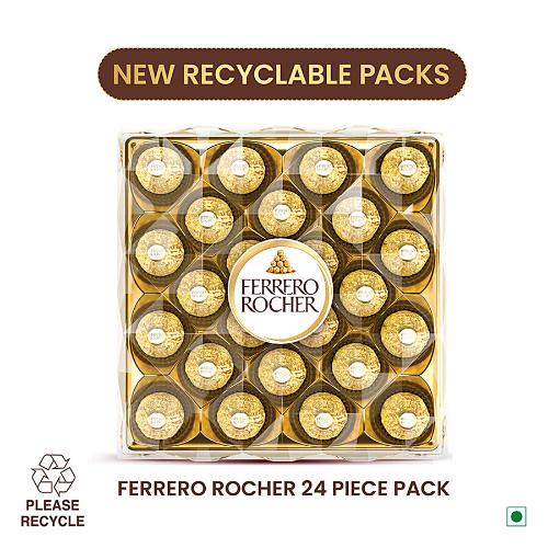 Ferrero Rocher Hazelnut Chocolates Box pack of 24