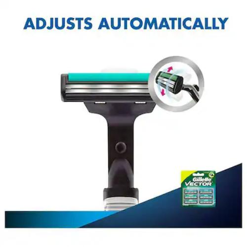 Gillette Vector Plus Cartridge 6 pcs