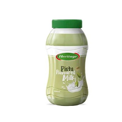 Heritage Pista Falvoured Milk Bottle 180 ml