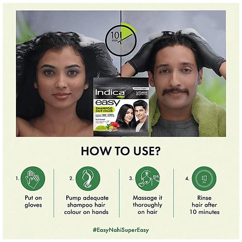 Indica Natural Black Hair Colour 25 Ml