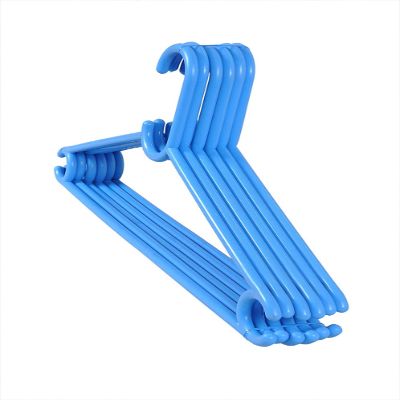 Happy to Hang Denimation Plastic Hanger pack of 6