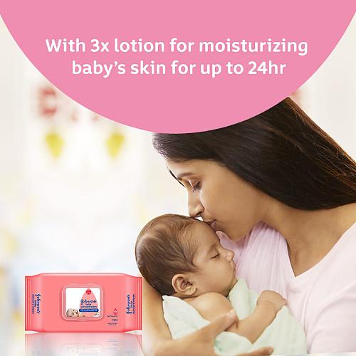 Johnson & Johnson Baby Skin Care Wipes 20 pcs