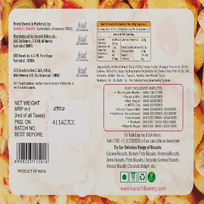 Karachi Bakery Tutti Fruit 200 gm