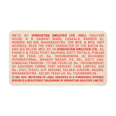 Kissan Fresh Tomato Ketchup Pouch 1.1 Kg