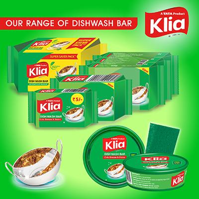 Klia Anti Smell Dishwash Bar 5x200 gm