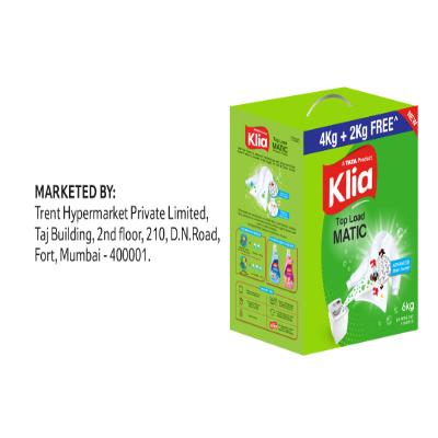 Klia Detergent Matic Top Load 4kg+2kg free