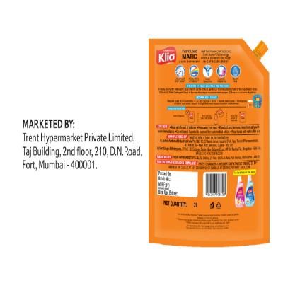 Klia Front Load Liquid Detergent 2 Ltr
