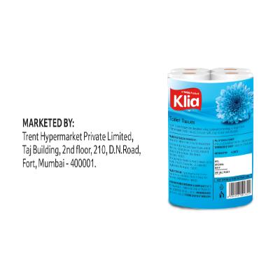 Klia Toilet Tissue 2 Ply pack of 4rolls