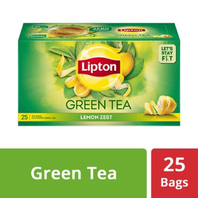 Lipton Lemon Zest Green Tea Bags 25 pcs