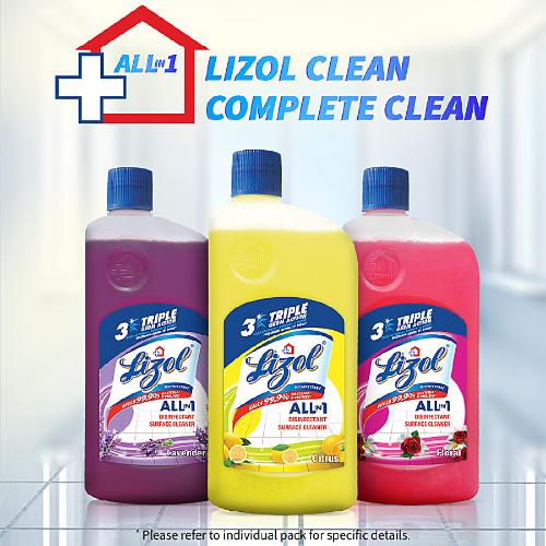 Lizol Citrus Pouch 1800ml