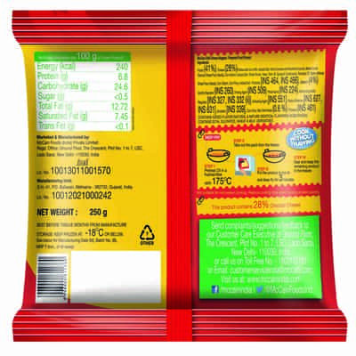 Mccain Chilli Cheesy Nuggets 250 gm