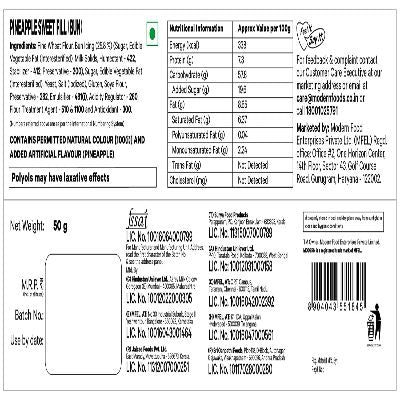 Modern Pineapple Sweet Fill 50 gm