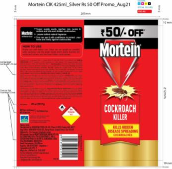 Mortein Cockroach Insect Killer Spray 400 Ml