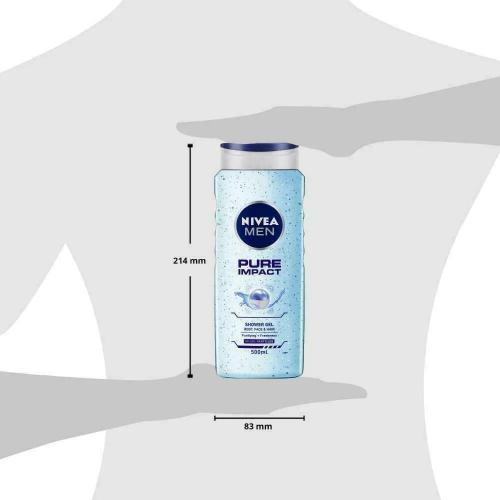 Nivea Men Pure Impact Shower Gel 500 ml
