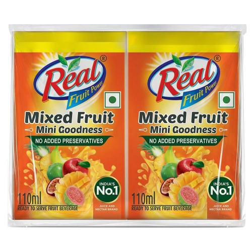 Real Mix Fruit Juice 125 ml ( pack of 10)