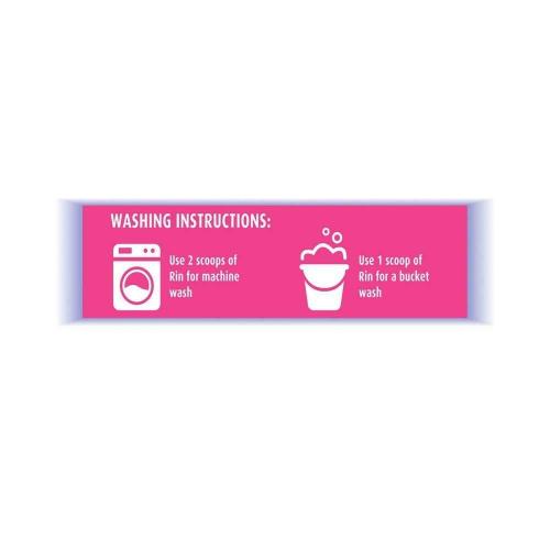 Rin Refresh Lemon & Rose Detergent Powder 1 kg