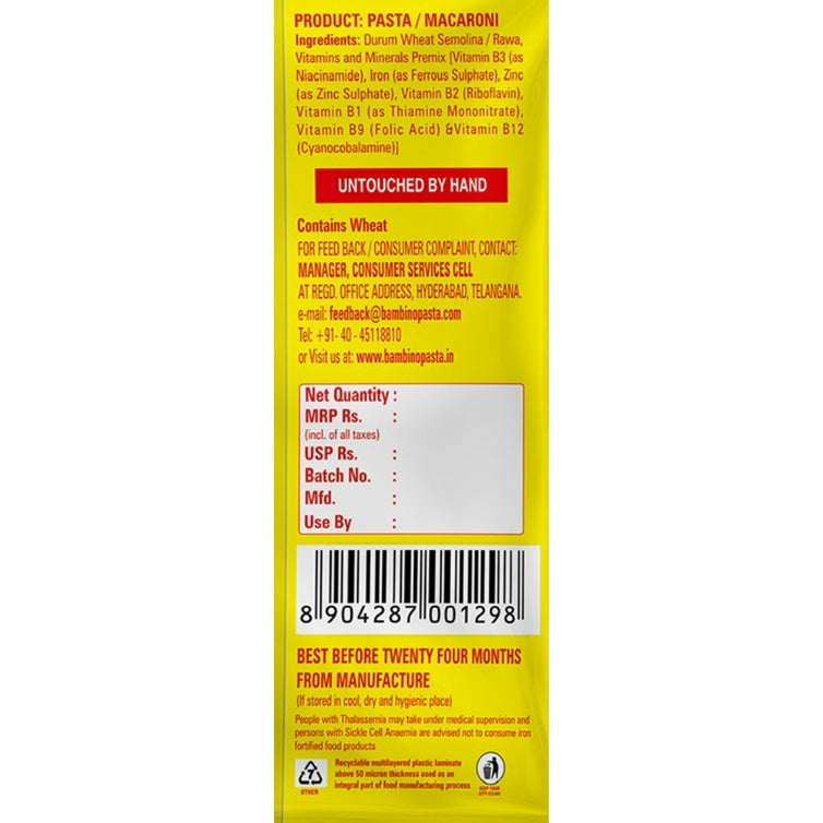 Bambino Pasta Macaroni 875 g