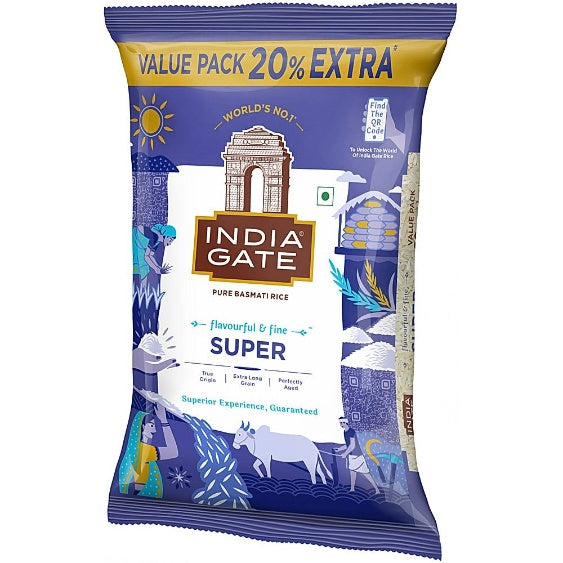 India Gate Super Basmati Rice 1 kg