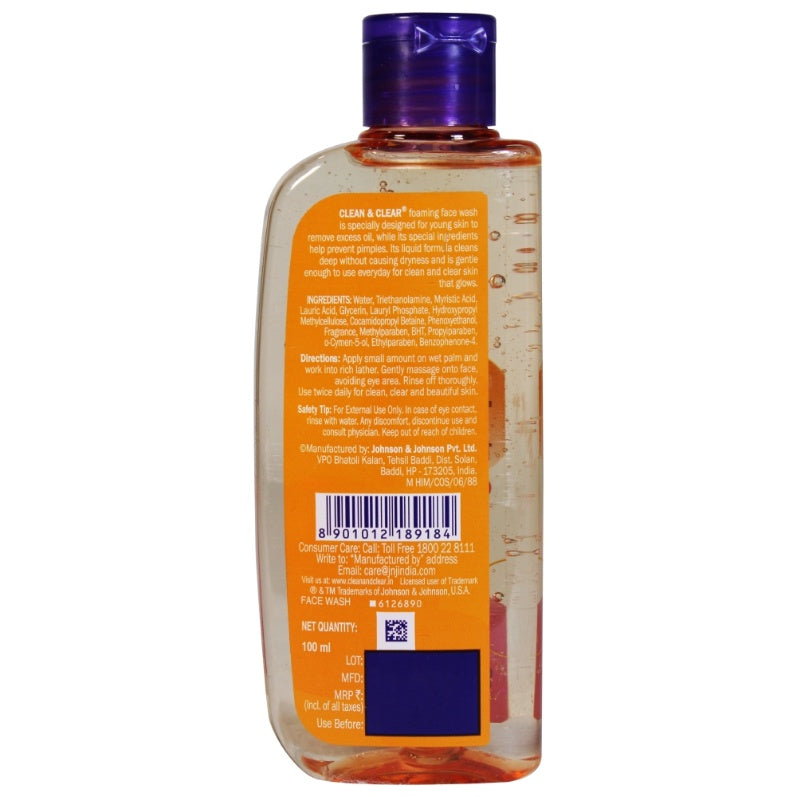 Clean & Clear Foaming Face Wash 100 ml