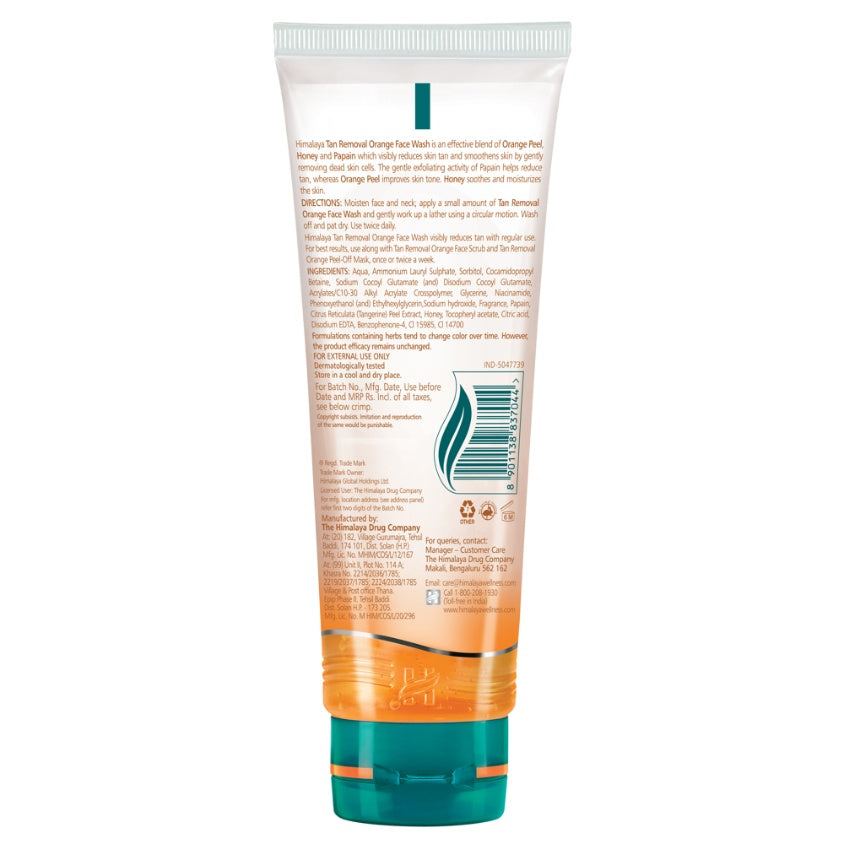 Himalaya Tan Removal Orange Face Wash 100 g