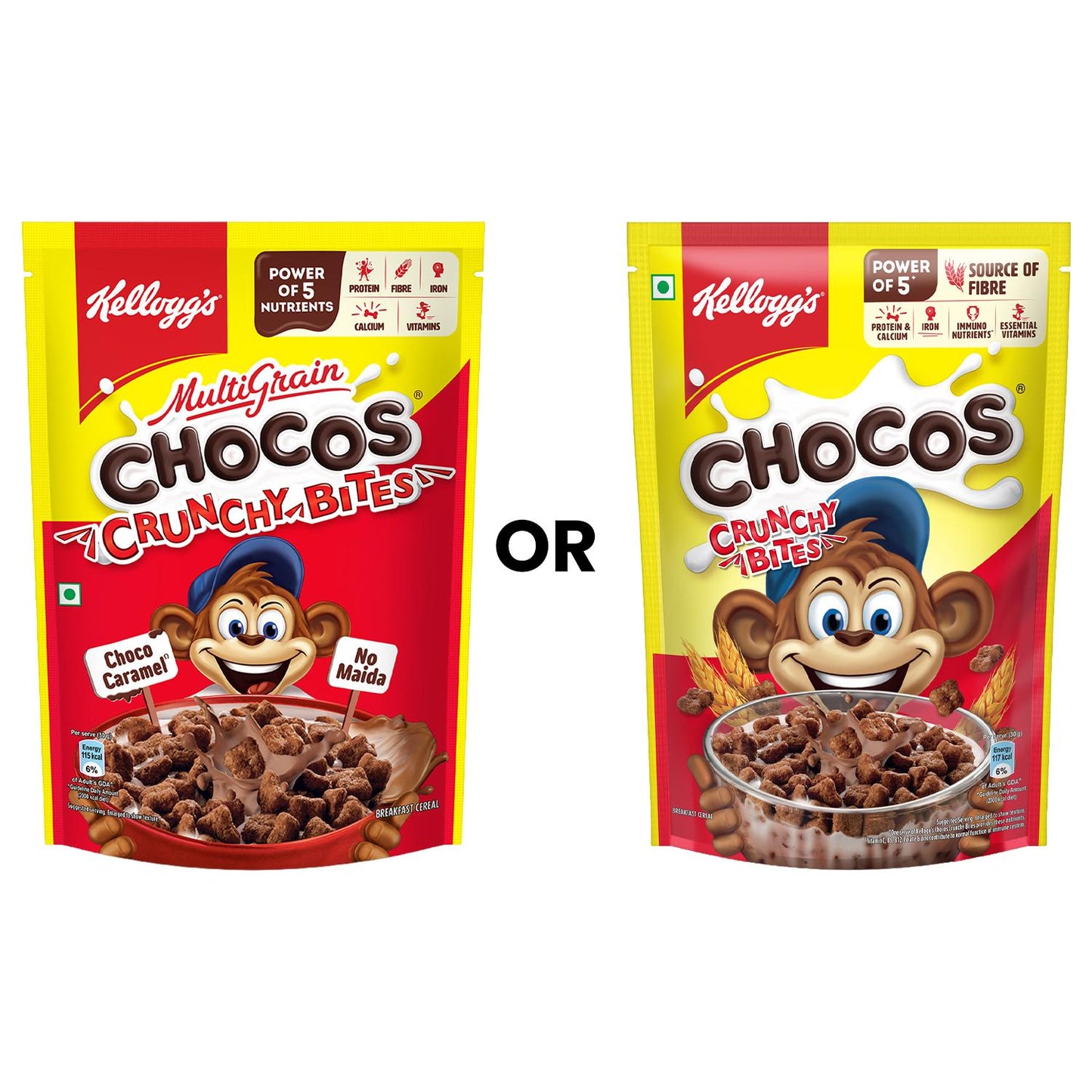 Kellogg'S Chocos Crunchy Bites Box 385 gm