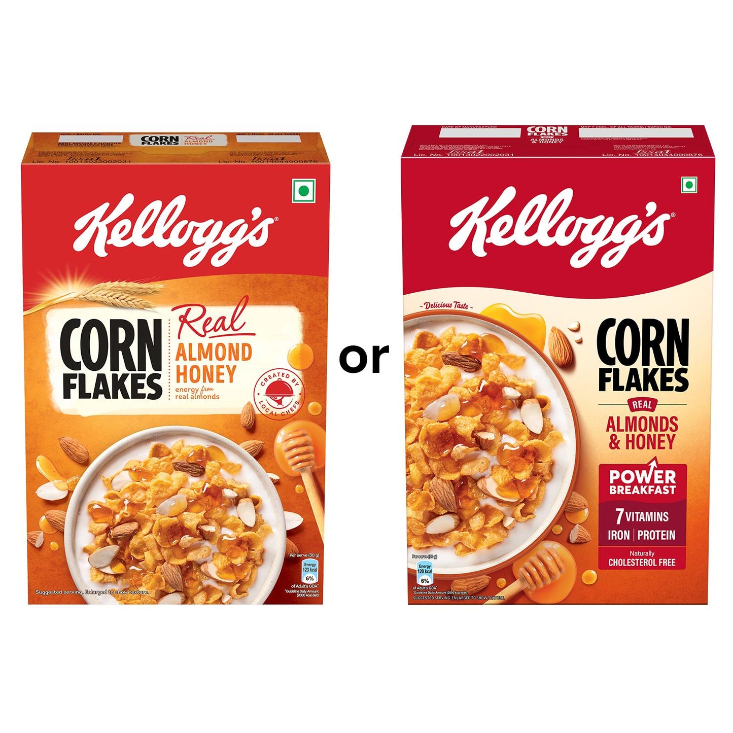 Kellogg'S Cornflakes Almond & Honey Box 300 gm