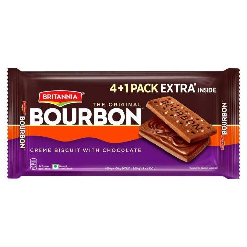Britannia Bourbon Biscuits Gang Of 5 500 gm