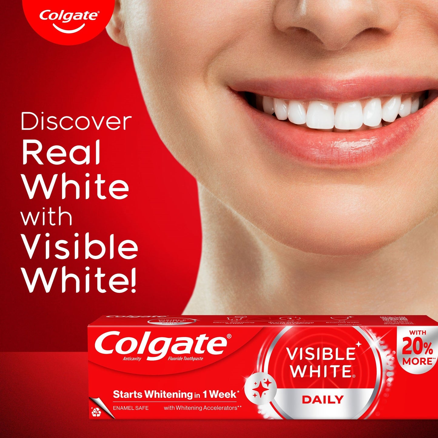 Colgate Visible White Toothpaste 200 gm