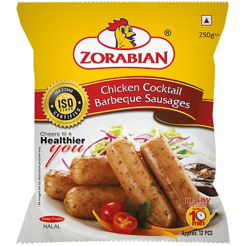 Zorabian Chicken Cocktail Barbeque Sausage 250 gm
