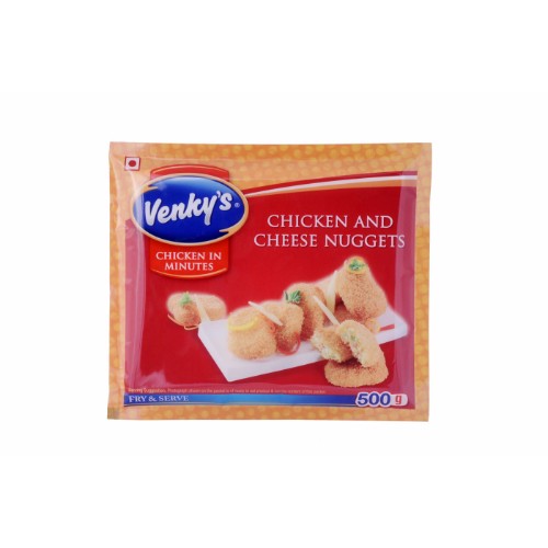 Venkys Chicken & Cheese Nuggets 500 gm