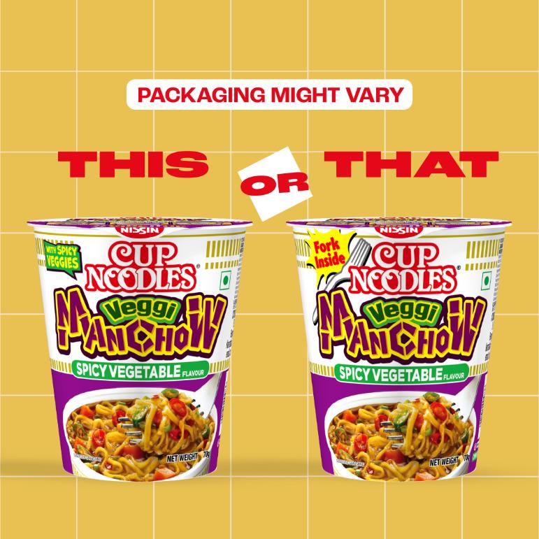 Top Ramen Cup Noodle Veggie Manchow 70 g