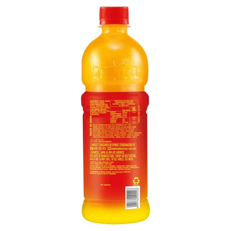 Maaza Mango Pet Bottle 600 ml