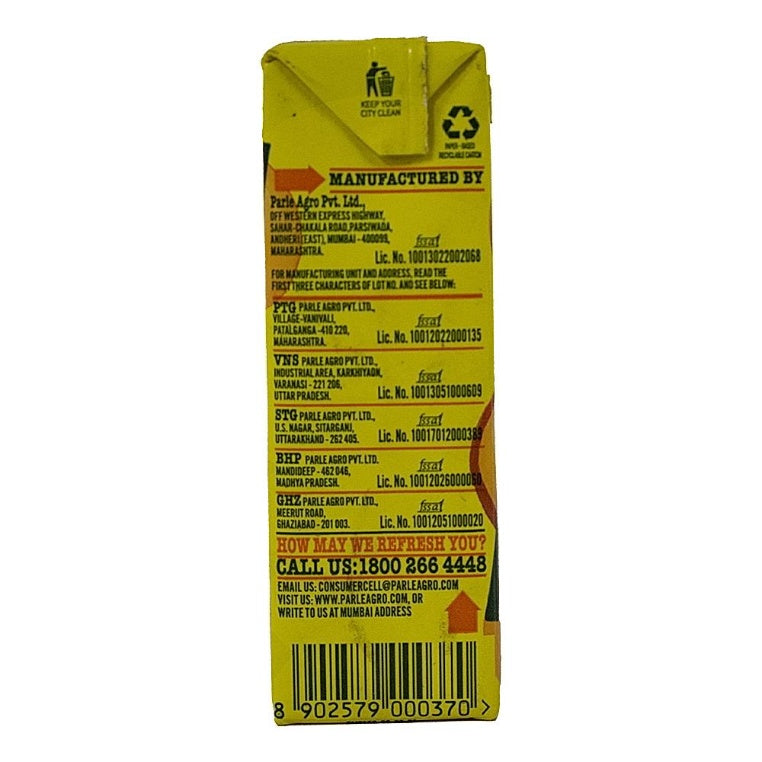 Frooti Mango Juice Tetrapak 125 ml